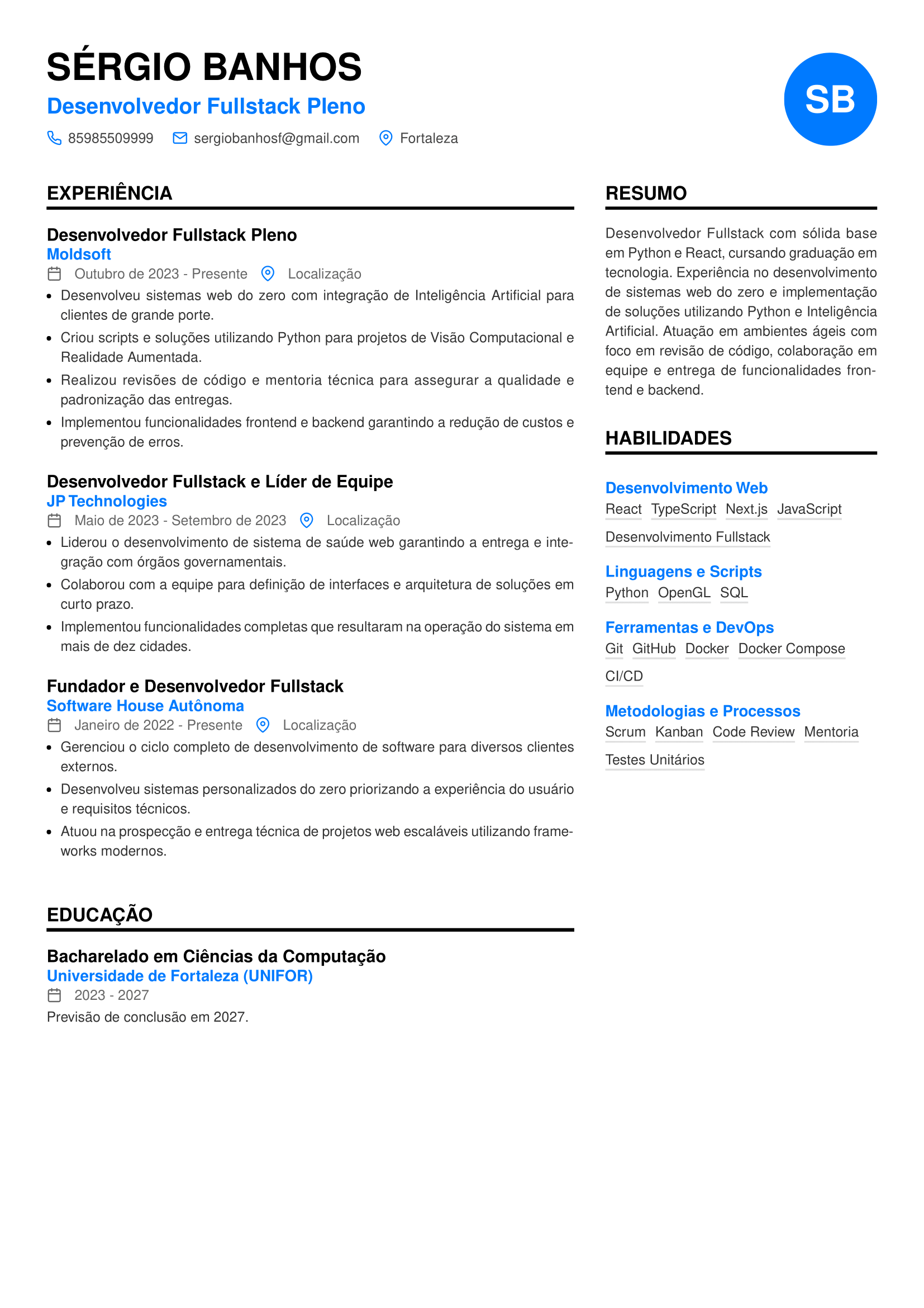 CV Example